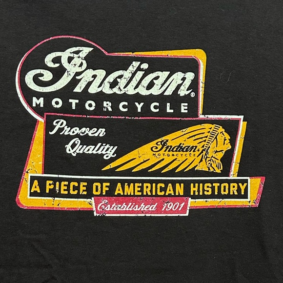 Indian Motorcycle || Men’s T-shirt size Large - Picture 3 of 7